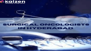 Surgical Oncologists In Hyderabad