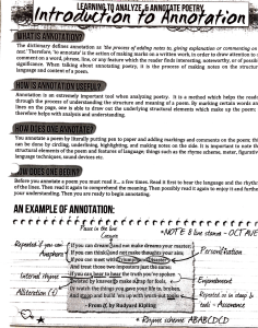 Poetry Annotation Guide: Analyze & Understand Poems