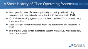 04-02 Cisco Operating Systems