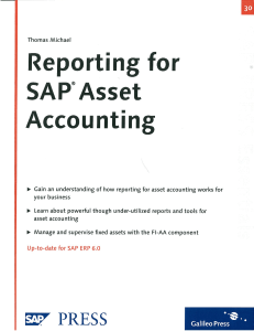 SAP Press - Reporting for SAP - Asset Accounting 2007