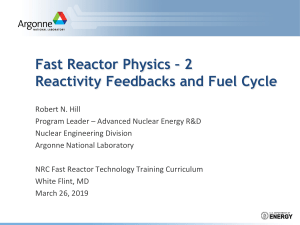 Fast Reactor Physics