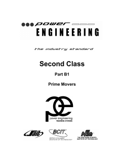 B1 - Prime movers (turbines)