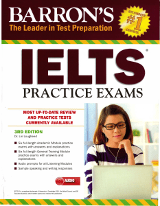 225- Barron's IELTS Practice Exams 2016, 3rd -466p