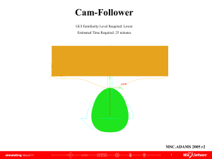 Cam-Follower tutorial