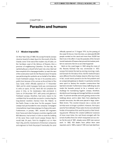 01 Parasites and humans
