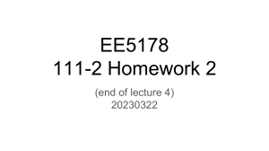EE5178 111-2 Homework 2