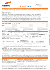 Customer Declaration Form
