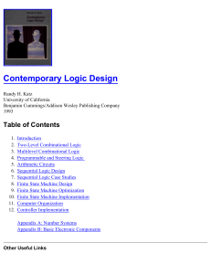 Contemporary Logic Design DSD