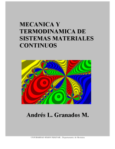 Mecanica y Termodinamica de Sistemas Materiales Continuos - A. Granados