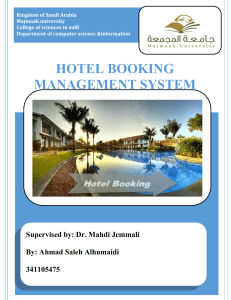 Hotel Booking managment system