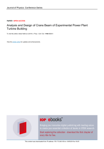 Analysis and Design of Crane Beam of Experimental 