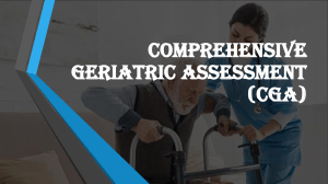 Comprehensive geriatric assessment (CGA) (1)