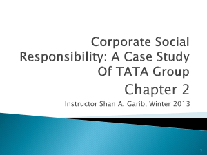 CB158 CSR A Case Study of TATA Group Ch2