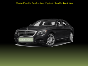 Hassle-Free Car Service from Naples to Ravello Book Now