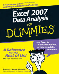 Excel 2007 Data Analysis: A Beginner's Guide