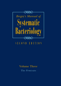 (Bergey's Manual of Systematic Bacteriology 3) Paul de Vos, George Garrity, Dorothy Jones, Noel R. Krieg, Wolfgang Ludwig, Fred A. Rainey, Karl-Heinz Schleifer, William B. Whitman - Bergey's Manual of