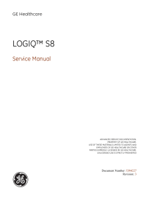 LOGIQ S8 Service Manual - GE Healthcare