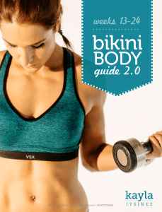 Bikini Body Guide Workouts - Exercise Traning Plan 2.0. Weeks 13-24 (Itsines Kayla, Tobi Pearce.) (z-lib.org)