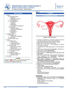 16.7-GYN-Benign Gynecological Lesions 2