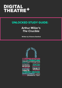 The Crucible Study Guide: Character Analysis & Activities