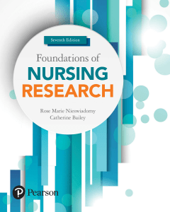 Rose Marie Nieswiadomy, Catherine Bailey - Foundations of Nursing Research. 7th ED-Pearson (2018)
