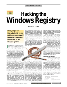 (Ebook - Computer) Hacking The Windows Registry