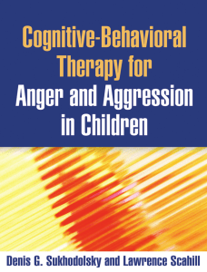 CBT for Anger and Aggression in Children