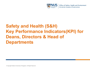 Safety KPI info