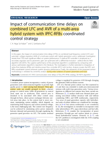 LFC & AVR Control with Communication Time Delays