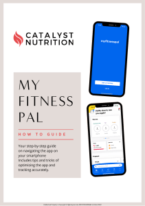 MyFitnessPal Guide Catalyst Nutrition