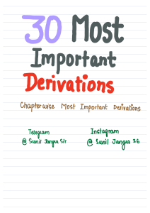 30 derivations