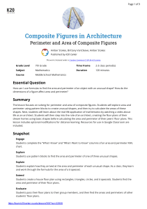 Composite Figures: Area & Perimeter Lesson Plan