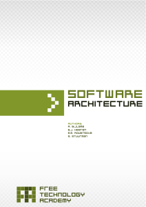 Software architectureCourse book