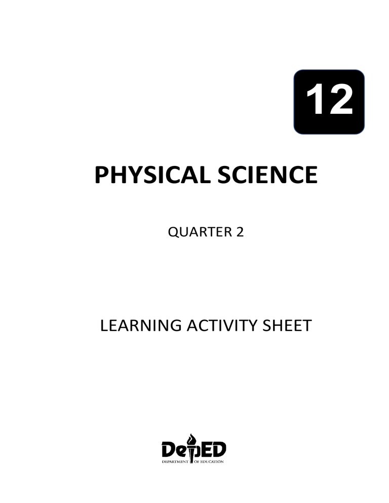 PHYSICAL SCIENCE Q2 LAS (1)