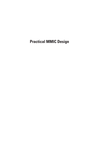 Practical MMIC Design 