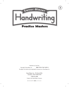 Cursive - Handwriting Practice2