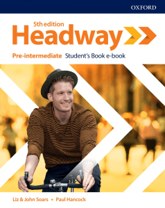 482 1- Headway Pre-Intermediate Student's Book, 5th edition - 2019, 160p