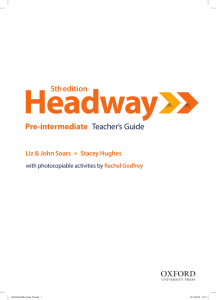 482 4- Headway Pre-Intermediate Teacher's Guide, 5th edition - 2019, 240p