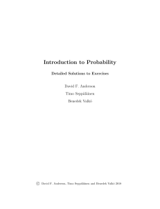 David F. Anderson - Introduction to Probability (Cambridge Mathematical Textbooks) [SOLUTIONS MANUAL]-Cambridge University Press (2017)