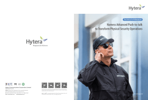 EN Hytera Digital Pyhsical Security Solutions Whitepaper