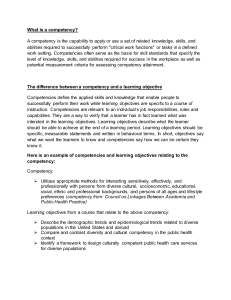 competencies-and-learning-objectives
