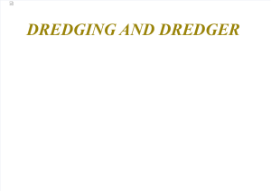 dredging-and-dredger