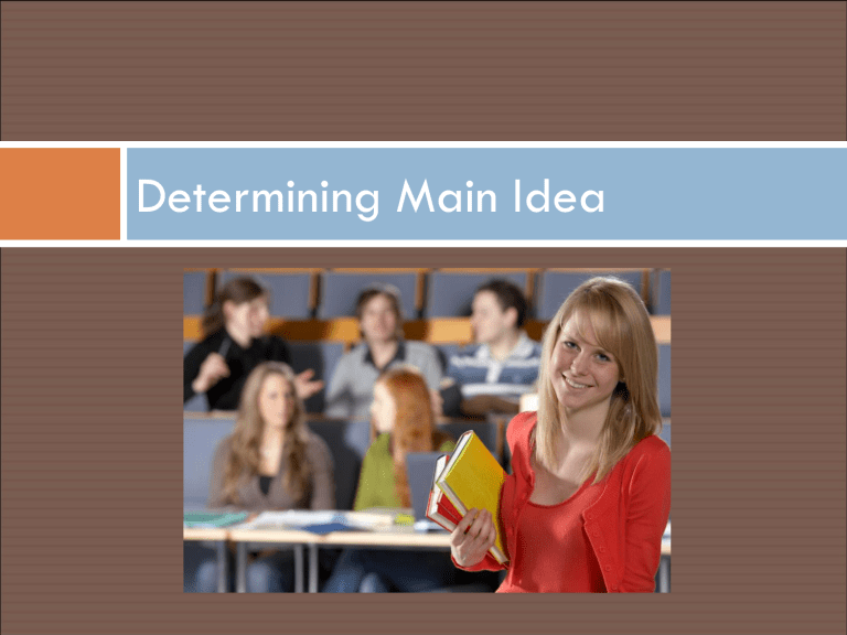 Main Idea PPT