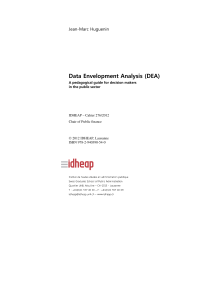 Data Envelopment Analysis book