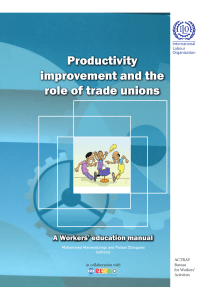 Trade Unions (productivity)