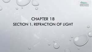 18.1 Refraction of light (5)