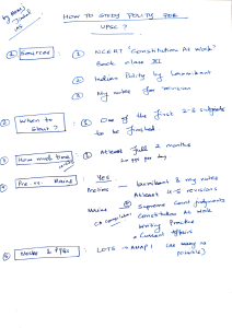 polity study techniques