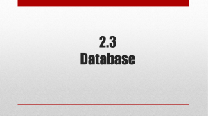 2.3 Database