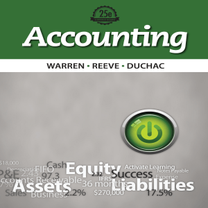 Accounting 25th Edition