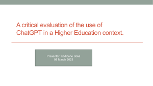 The impact of ChatGPT on higher education (1)